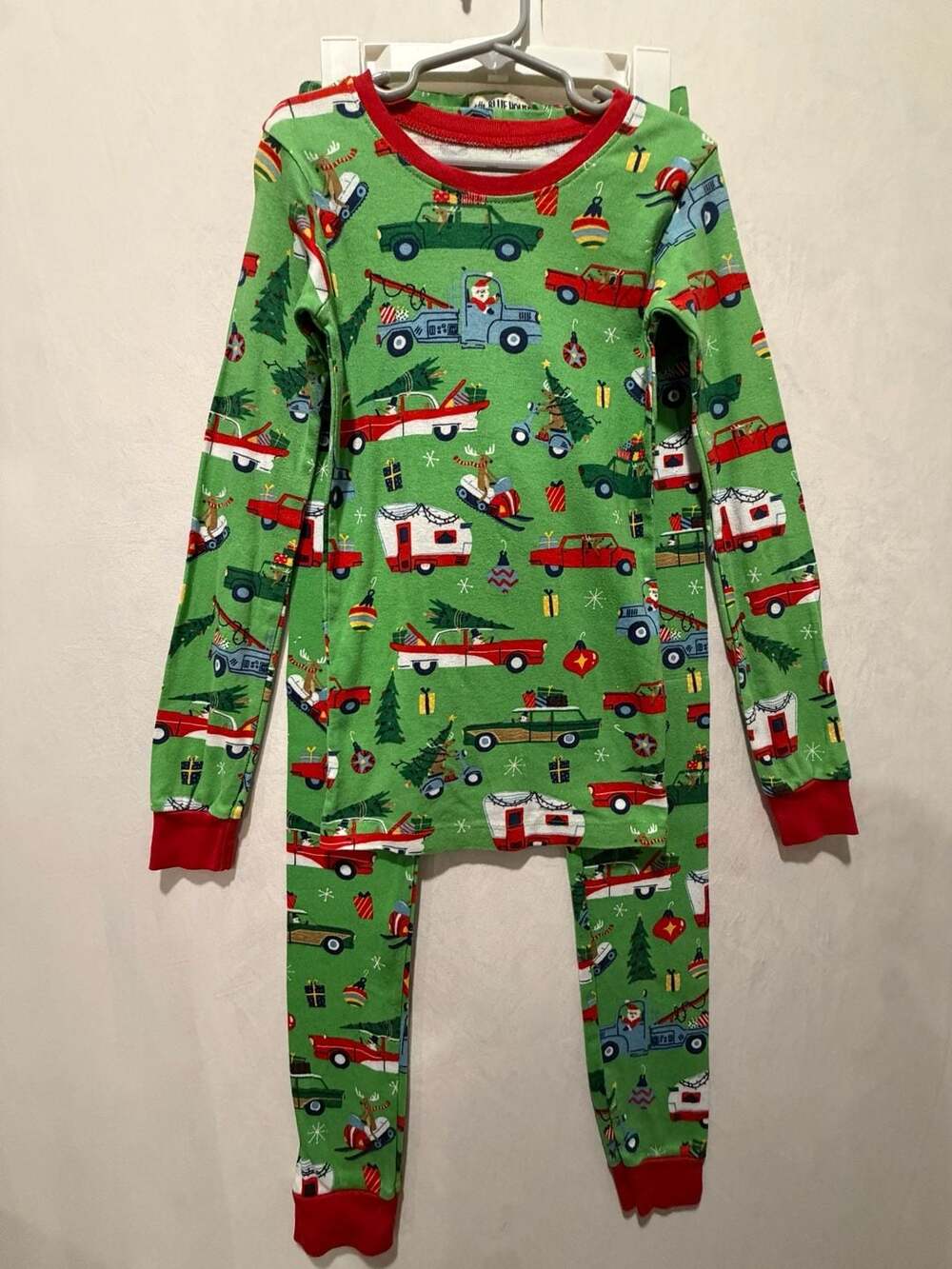 Little Blue House Retro Christmas Pajama Set Size 10